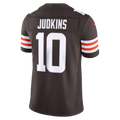 My Store C.Browns #10 Quinshon Judkins Brown Team Vapor F.U.S.E. Stitched Limited Jerseys