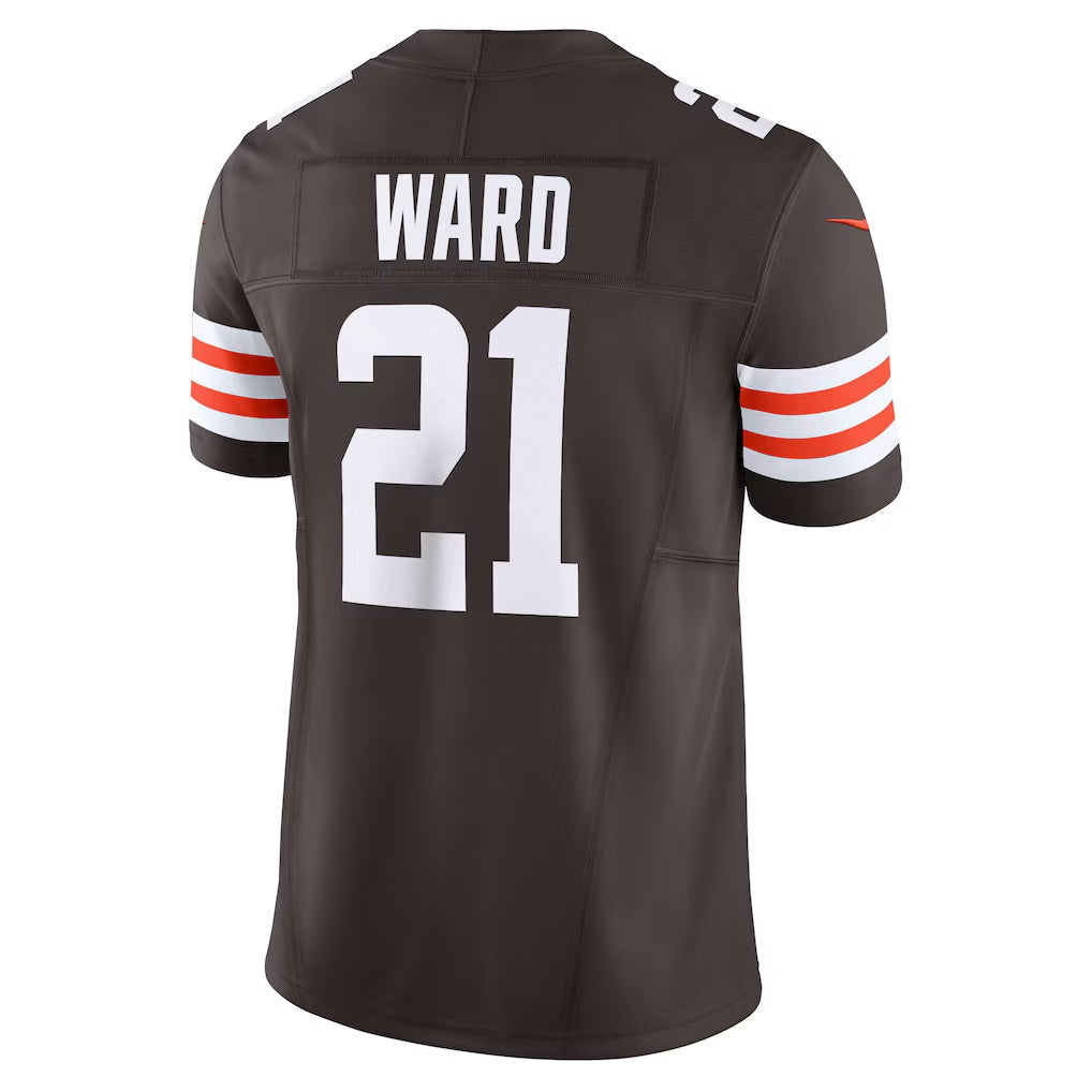 My Store C.Browns #21 Denzel Ward Brown Vapor F.U.S.E. Limited Stitched Jerseys