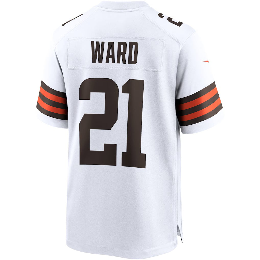 My Store C.Browns #21 Denzel Ward White Game Stitched Jerseys