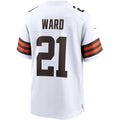 My Store C.Browns #21 Denzel Ward White Game Stitched Jerseys