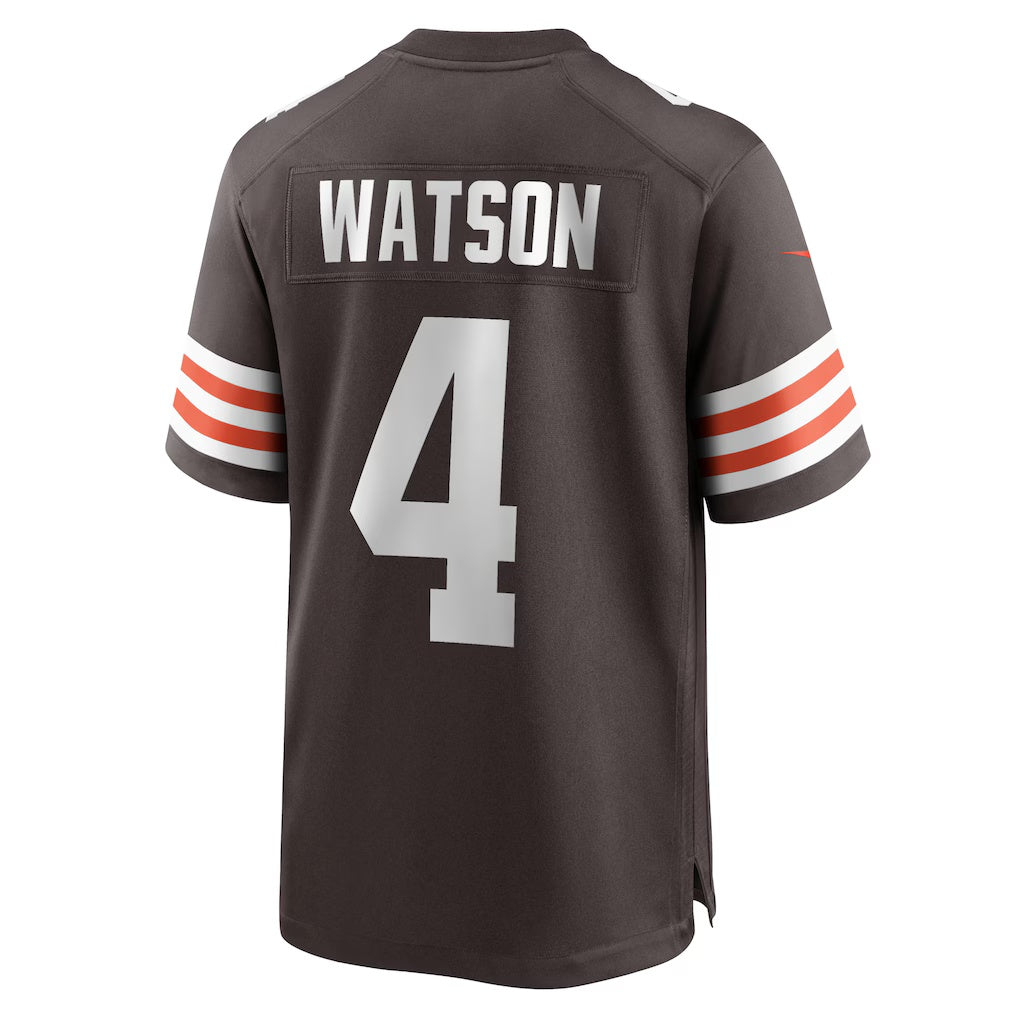 My Store C.Browns #4 Deshaun Watson Brown Game Stitched Jerseys