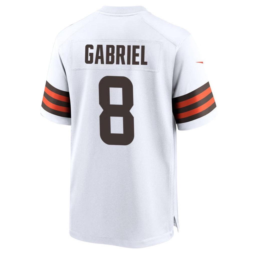 My Store C.Browns #8 Dillon Gabriel Player White Home Game Stitched Jerseys
