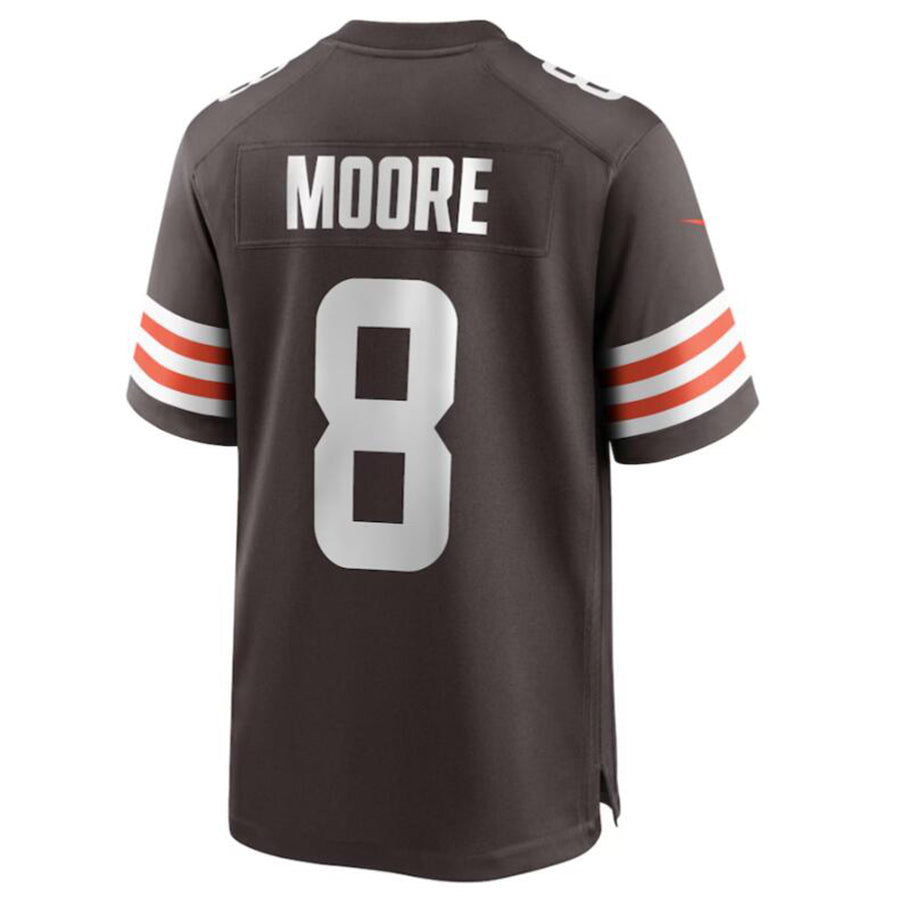 My Store C.Browns #8 Elijah Moore Brown Game Retired Player Jersey American Stitched Jerseys