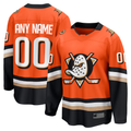 My Store Custom A.Ducks Orange Home Breakaway Jerseys