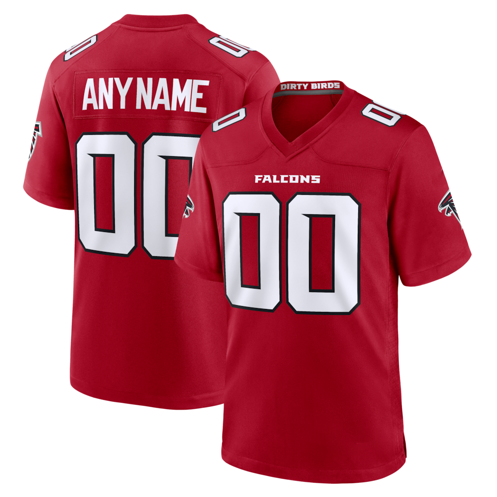 My Store Custom A.Falcons Red Game Stitched Jerseys