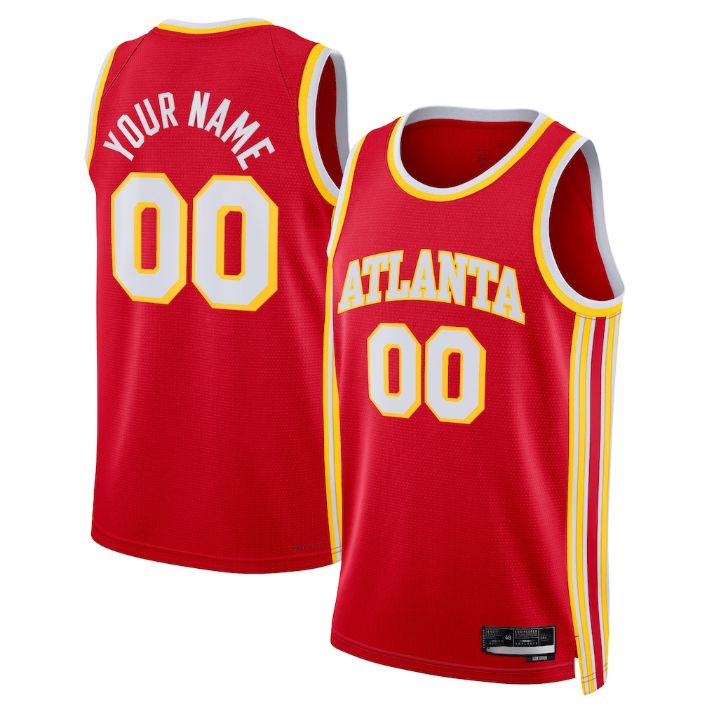 My Store Custom A.Hawks Red Swingman Jerseys - Icon Edition