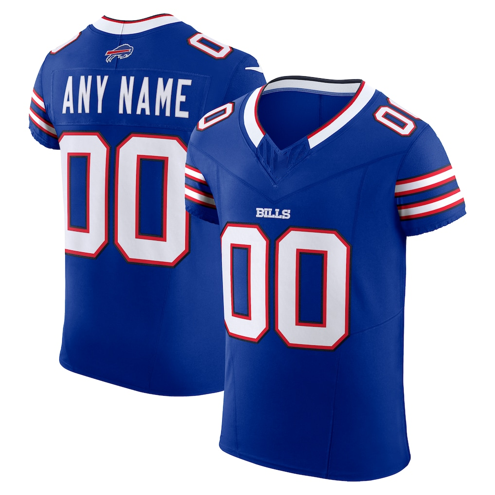 My Store Custom B.Bills Royal Vapor F.U.S.E. Elite Stitched Jerseys