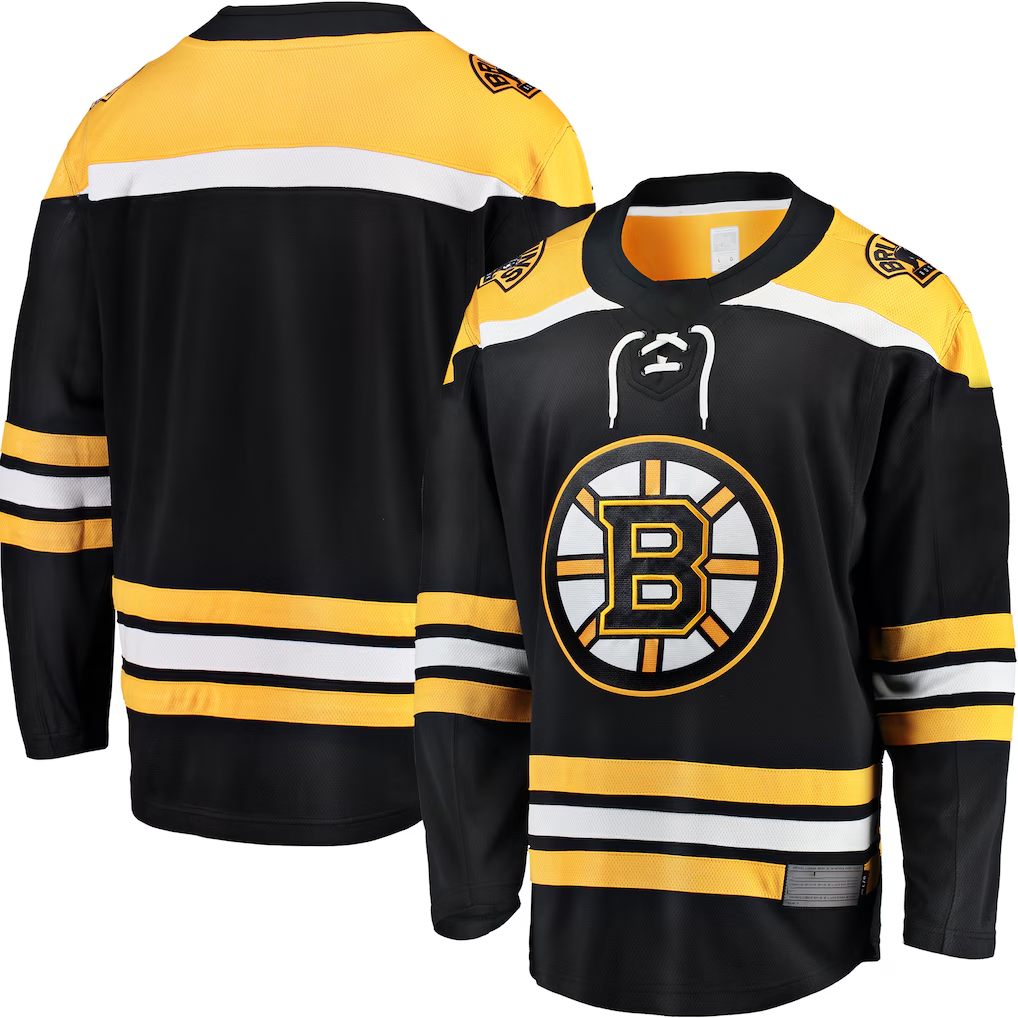 My Store Custom B.Bruins Black Home Premium Stitched Jersey