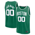 My Store Custom B.Celtics Kelly Green Fast Break Jerseys - Icon Edition