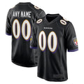 My Store Custom B.Ravens Black Home Game Stitched Jerseys