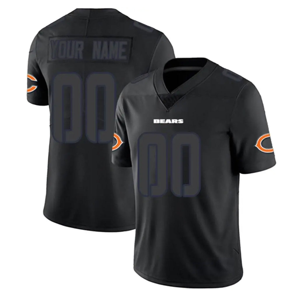 My Store Custom C.Bears Black Impact Limited Game Any Name & Numbers Stitched Jerseys