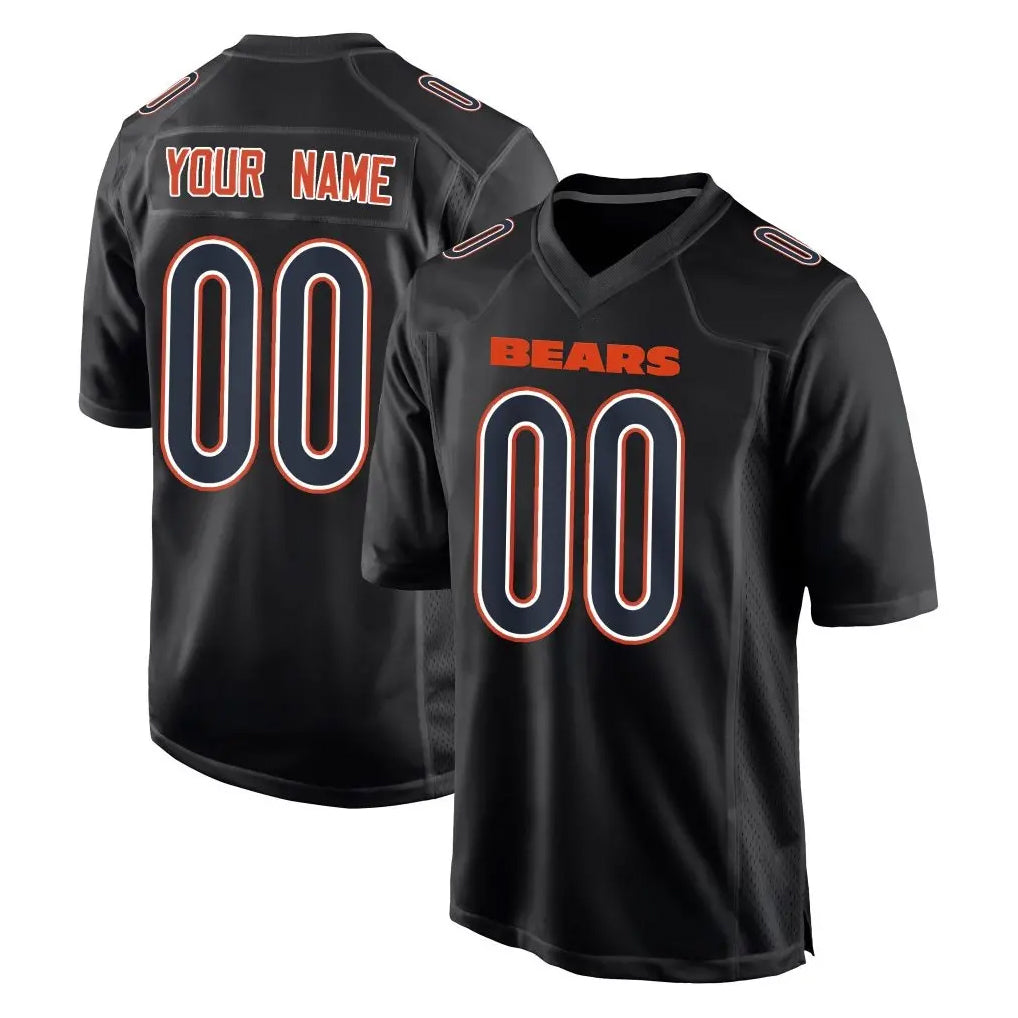 My Store Custom C.Bears Carbon Black Fashion Game Any Name & Numbers Stitched Jerseys