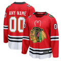 My Store Custom C.Blackhawks Red Centennial Breakaway Jerseys
