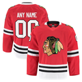 My Store Custom C.Blackhawks Red Home Authentic Pro Jerseys