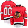 My Store Custom C.Blackhawks Red Home Breakaway Jerseys
