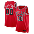My Store Custom C.Bulls Red Swingman Jerseys - Icon Edition