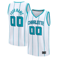 My Store Custom C.Hornets White Fast Break Jerseys - Icon Edition
