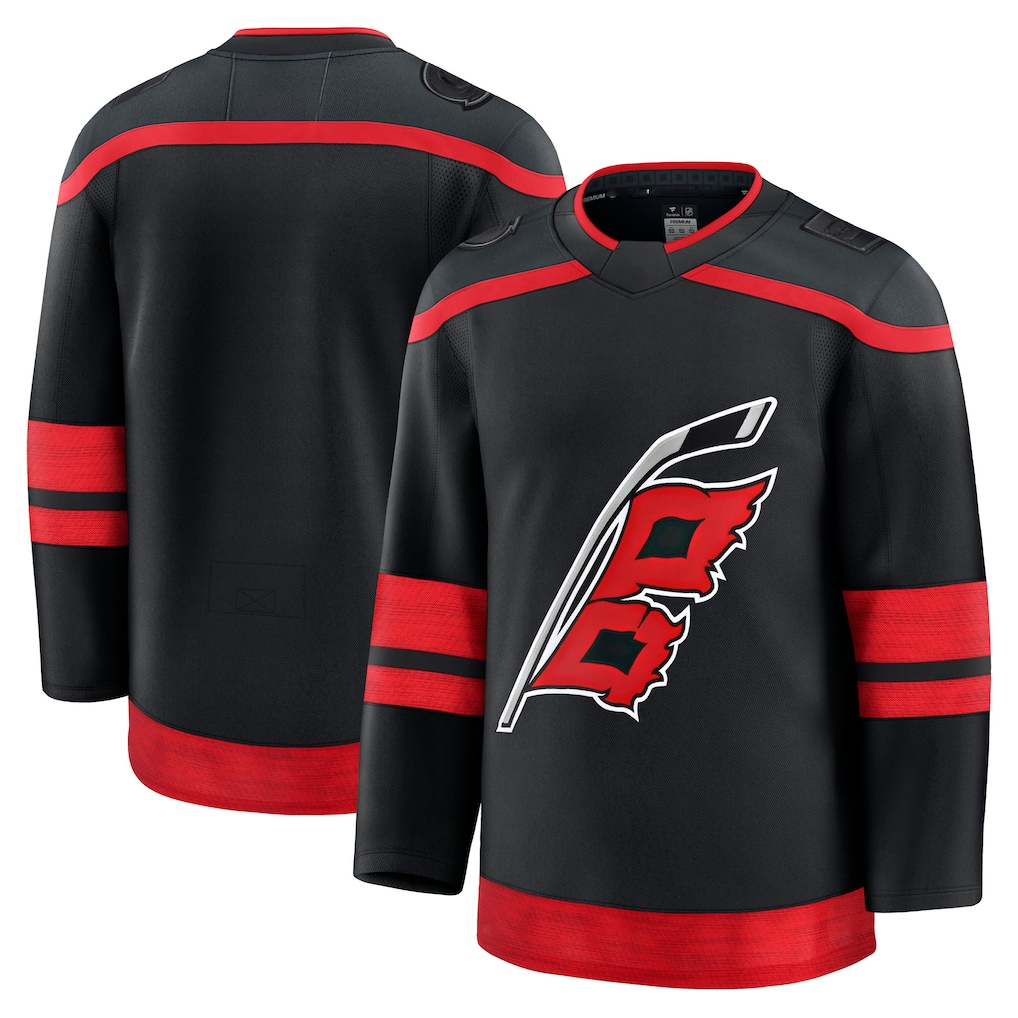 My Store Custom C.Hurricanes Black Home Premium Stitched Jerseys