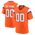 My Store Custom D.Broncos Orange Team Game Stitched Jerseys