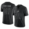 My Store Custom D.Lions Black RFLCTV Limited Stitched Jerseys