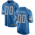 My Store Custom D.Lions Blue Replica Game Stitched Jerseys