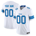 My Store Custom D.Lions White Vapor F.U.S.E. Limited Elite Stitched Jerseys