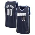 My Store Custom D.Mavericks  Navy Fast Break Jerseys - Statement Edition