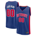 My Store Custom D.Pistons Blue Fast Break Jerseys - Icon Edition