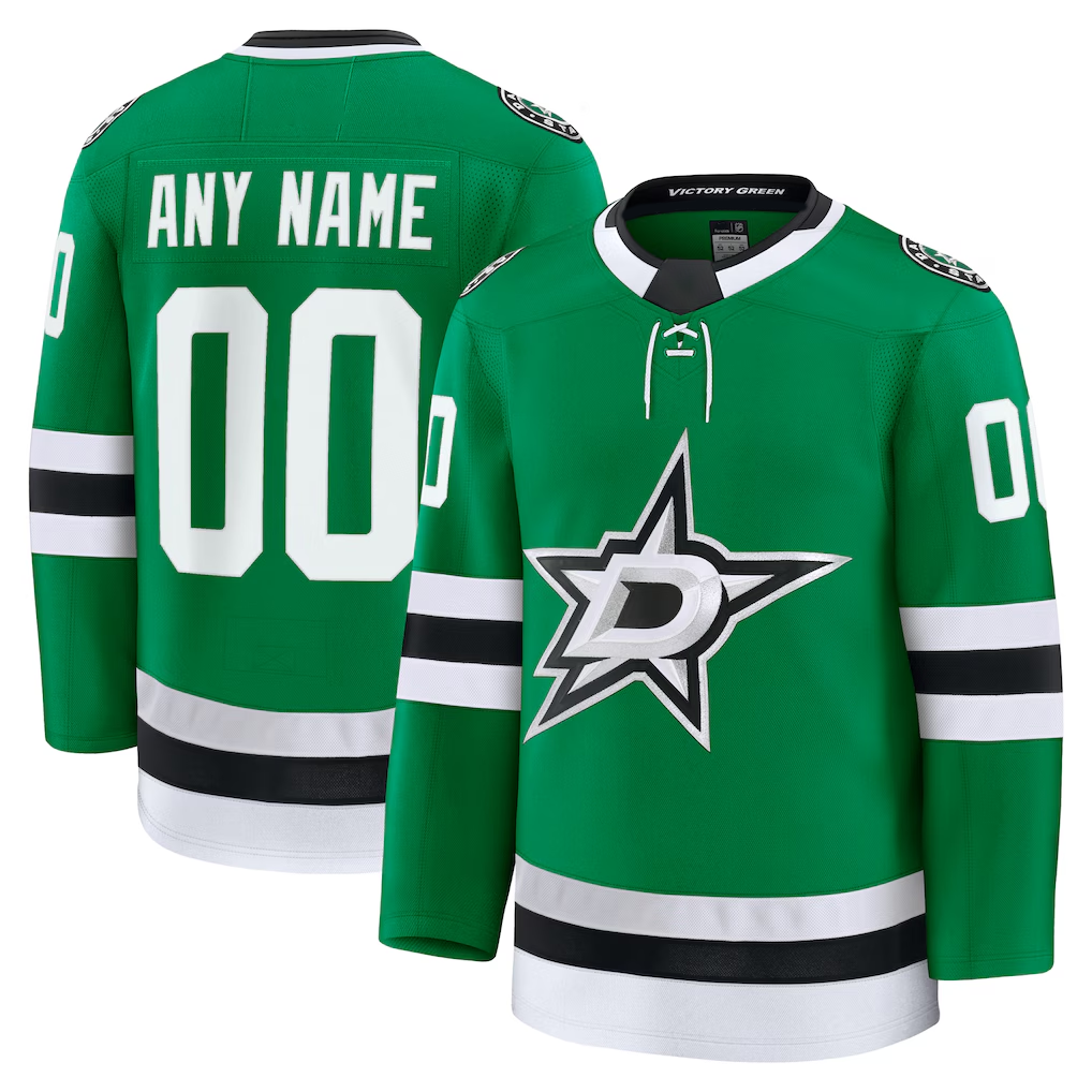 McAdo Custom D.Stars Kelly Green Home Premium Jerseys
