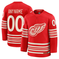 My Store Custom DR.Wings Red Centennial Premium Jerseys