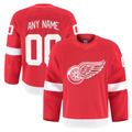 My Store Custom DR.Wings Red Home Authentic Pro Jerseys