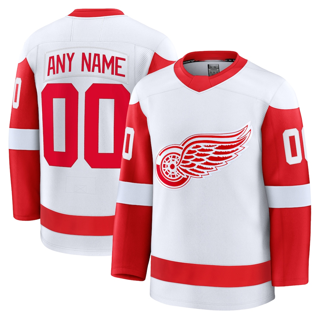 My Store Custom DR.Wings White Away Premium Jerseys