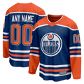 My Store Custom E.Oilers Royal Home Breakaway Jerseys