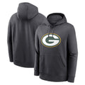 My Store Custom GB.Packers Anthracite Pullover Hoodie Game Stitched Jerseys