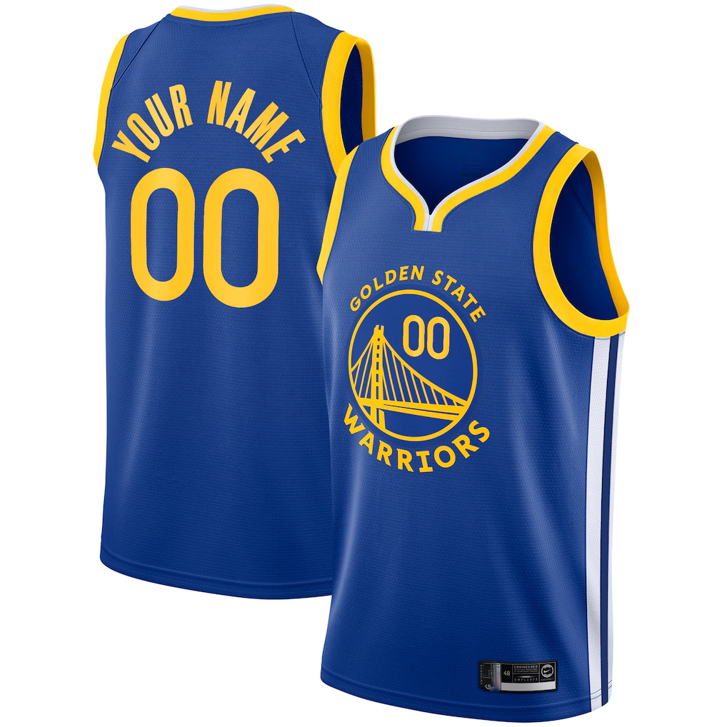 My Store Custom GS.Warriors Royal 201920 Swingman Jerseys - Icon