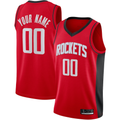 My Store Custom H.Rockets Red Swingman Stitched Jerseys- Icon Edition