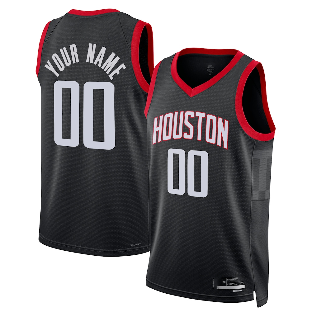 My Store Custom H.Rockets White Swingman Stitched Jerseys- Association Edition