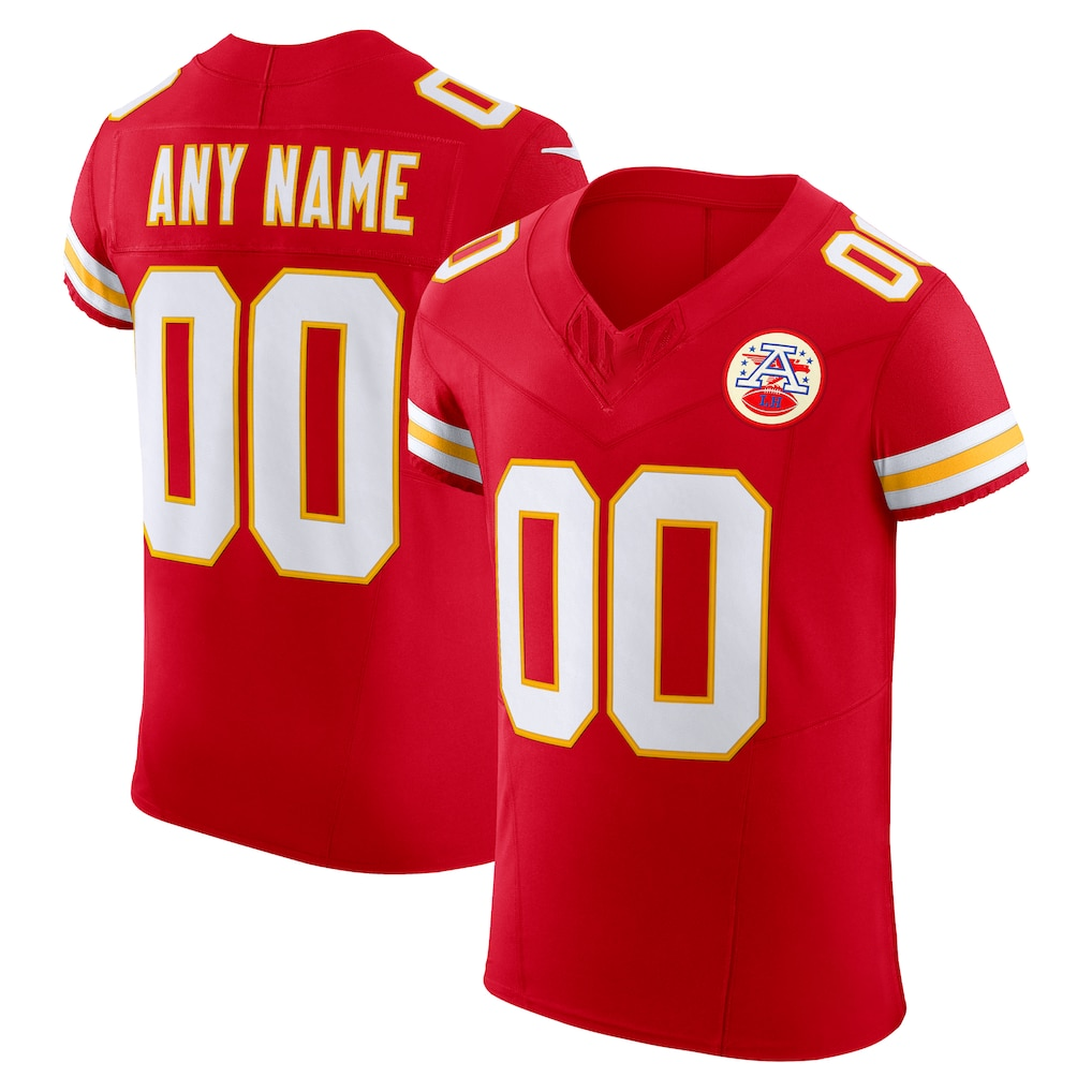 My Store Custom KC.Chiefs Red Vapor F.U.S.E. Elite Stitched Jerseys