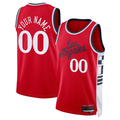 My Store Custom L.Clippers Red 202425 Swingman Stitched Jerseys- Statement Edition