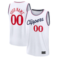 My Store Custom L.Clippers White Fast Break Stitched Jerseys- Association Edition