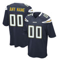 My Store Custom LA.Chargers Navy Game Stitched Jerseys