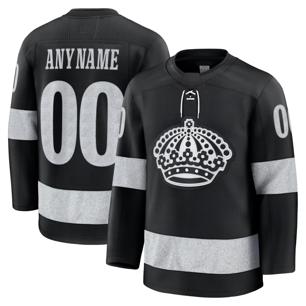 My Store Custom LA.Kings Black Alternate Premium Jerseys