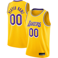 My Store Custom LA.Lakers Gold 202021 Swingman Stitched Jerseys - Icon Edition