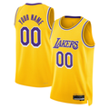 My Store Custom LA.Lakers Gold Swingman Stitched Jerseys - Icon Edition