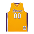 My Store Custom LA.Lakers Mitchell & Ness x Playboi Carti Gold 1999-00 Swingman Stitched Jerseys