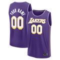 My Store Custom LA.Lakers Purple Fast Break Stitched Jerseys - Icon Edition