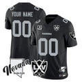 My Store Custom LV.Raiders Black 65th Anniversary Vapor Limited Home Game Any Name & Numbers Stitched Jerseys