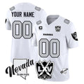 My Store Custom LV.Raiders White 2026 Vapor Limited 65th Anniversary Home Game Any Name & Numbers Stitched Jerseys