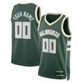 My Store Custom M.Bucks White Fast Break Jerseys - Association Edition