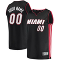My Store Custom M.Heat Black Fast Break Replica Jerseys - Icon Edition